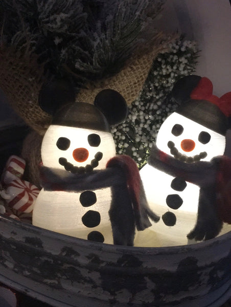 Snow Mouse Illuminated decor