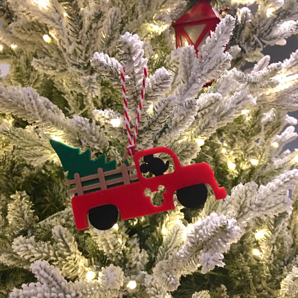 FarmMouse truck ornament