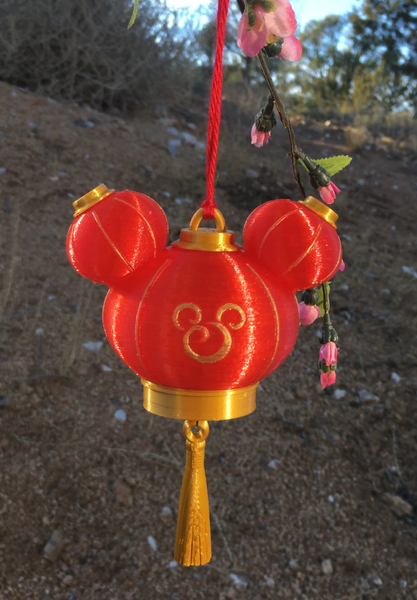 Year Of The Mouse Paper Lantern Illuminated decor