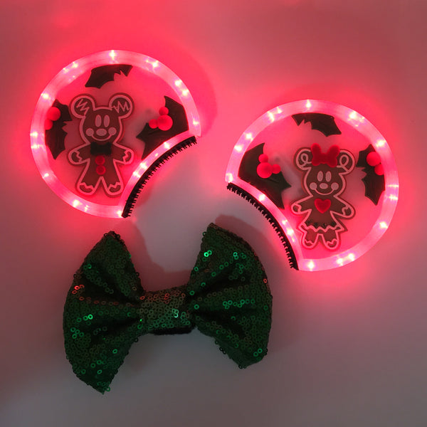 Interchangeable Gingerbread Illuminated ears