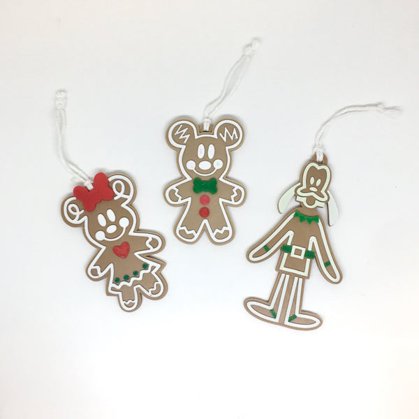 Park Pals Gingerbread ornaments
