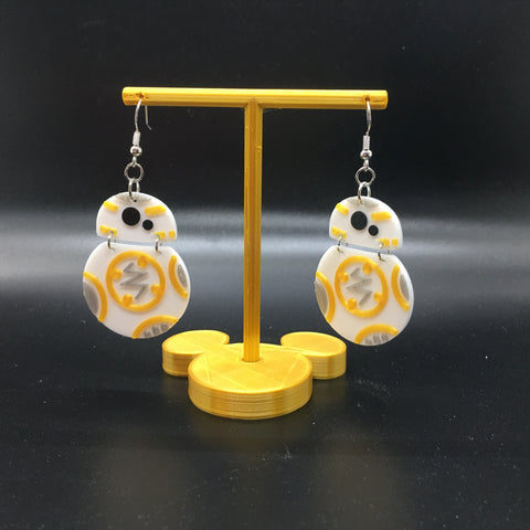 Rolling droid earrings