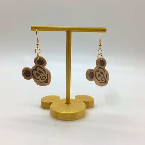 Waffle earrings