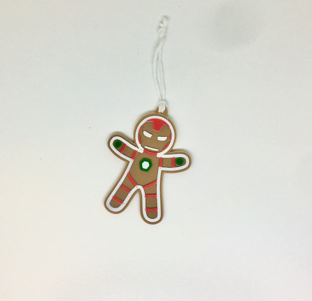 Super gingerbread ornaments
