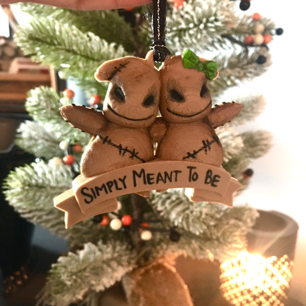 Mini Oogie couple ornament